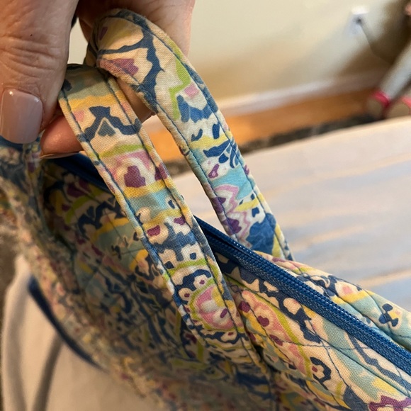 Vera Bradley computer Bag CAPRI BLUE Retired Pattern - Picture 8 of 8